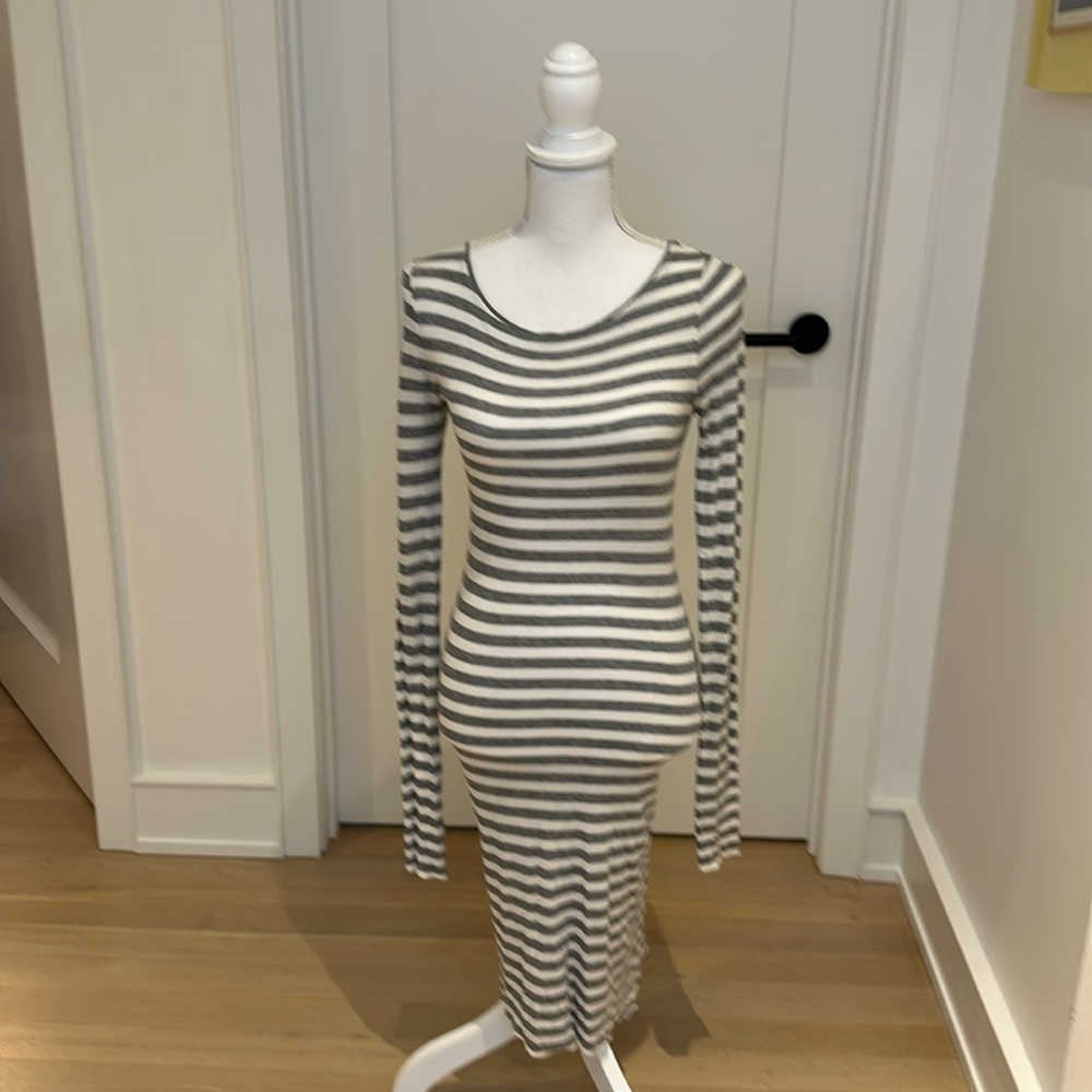 BCBG cotton ribbed dress size Medium
